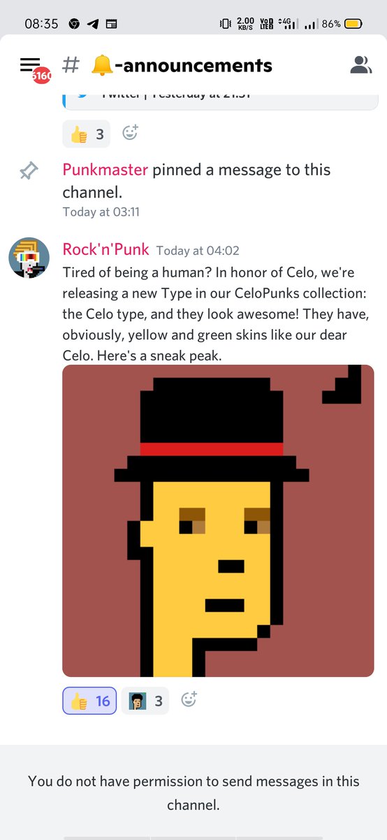 JourneyPriceVid's tweet image. Thanks very much #CeloPunk 
 Star-struck they are an incredible team
This project is amazing Rocket a very solid project that is sure to go from strength to strength in a very short time

@Pranjal95292461 
@ngolamussassa 
@ayymg5 

#NFTGiveaway #CELO #CeloNFT  #NFTCommunity #NFTs
