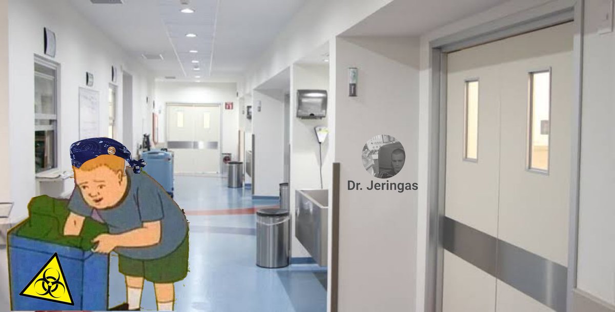 DrJeringas's tweet image. Cuando rotas en un hospital donde tiran las mascarillas laríngeas.