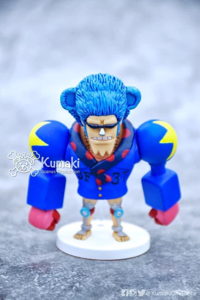 Kumakionepiece 製作委托中 Wcf フランキー パンクハザード島造型 改造塗装済完成品 Franky 鉄人フランキー Generalfranky Punkhazard パンクハザード島 ワンピース Onepiece Repaint リペイント Figure フィギュア 筆塗り フィギュア愛でる