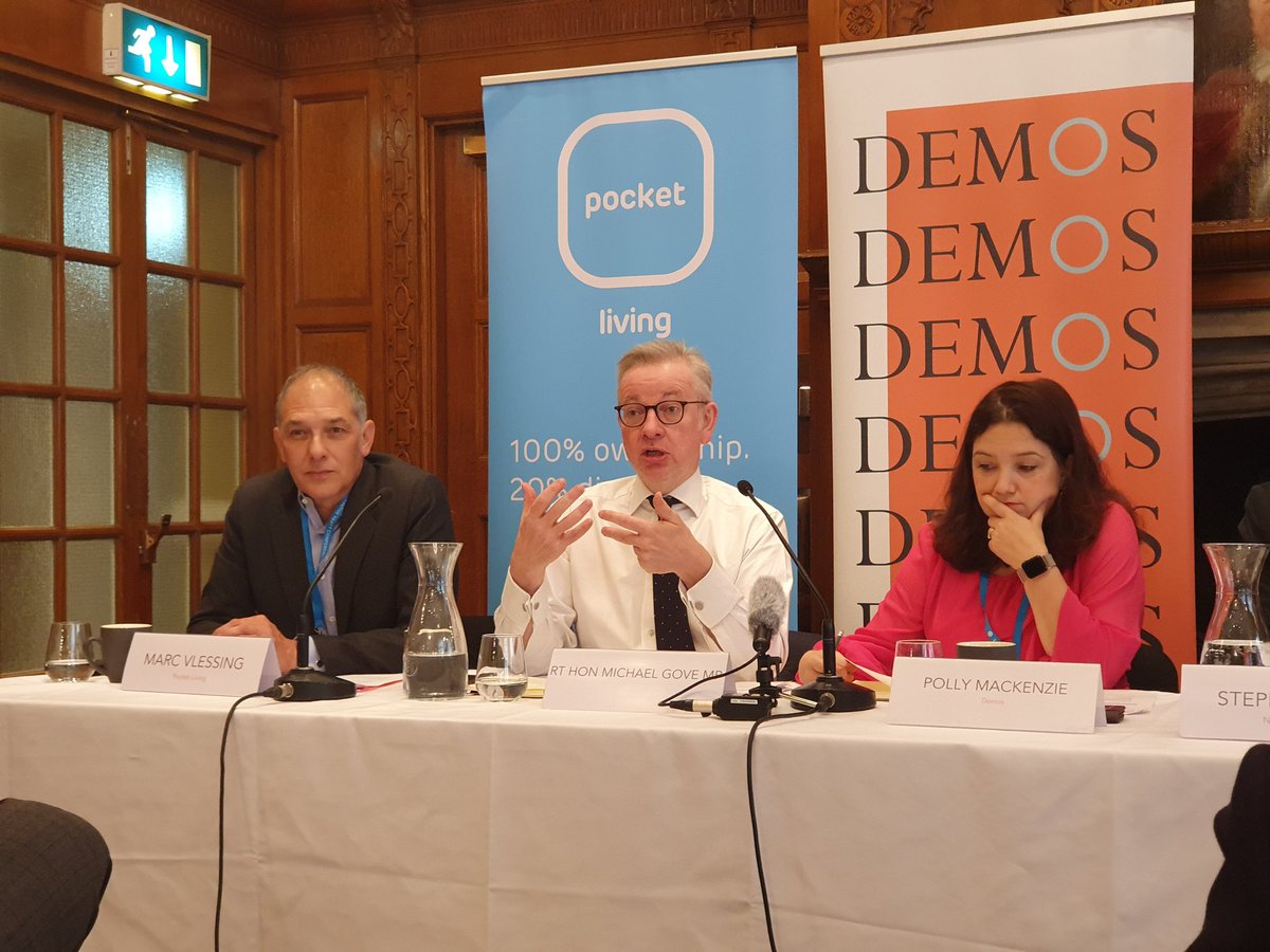 Marc CEO <a href="/Pocket_Living/">Pocket Living</a> urges  <a href="/michaelgove/">Michael Gove</a> to think about the housing offer for young people who keep cities vibrant. Our research shows that 62% of young London renters don't want to leave the city to buy but only 2 in 10 are able to save for a deposit