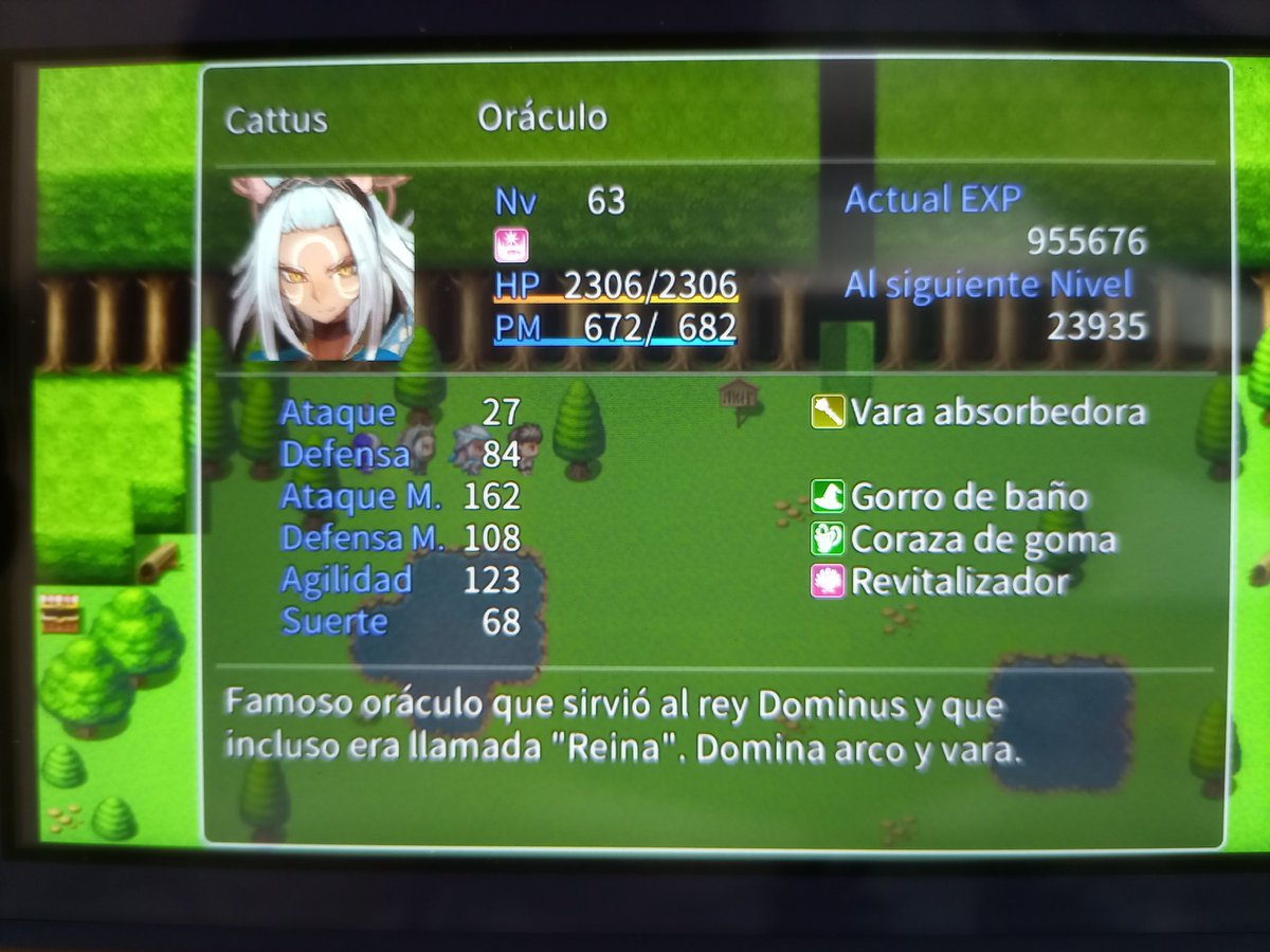 GVocanduta's tweet photo. @nubilarpgmaker Estos son los que uso como equipo principal, no sé si será suficiente. Por cierto, sirve de algo la manta bordada? Es que me dijo un tipo en armadura que la quería ver de nuevo, pero no sé si la tengo que mantener equipada o qué XD https://t.co/jNQW6Bb1ez