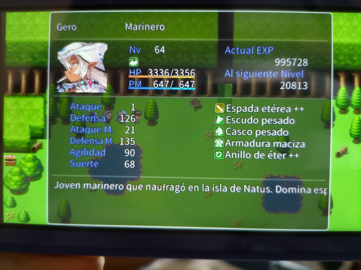 GVocanduta's tweet photo. @nubilarpgmaker Estos son los que uso como equipo principal, no sé si será suficiente. Por cierto, sirve de algo la manta bordada? Es que me dijo un tipo en armadura que la quería ver de nuevo, pero no sé si la tengo que mantener equipada o qué XD https://t.co/jNQW6Bb1ez