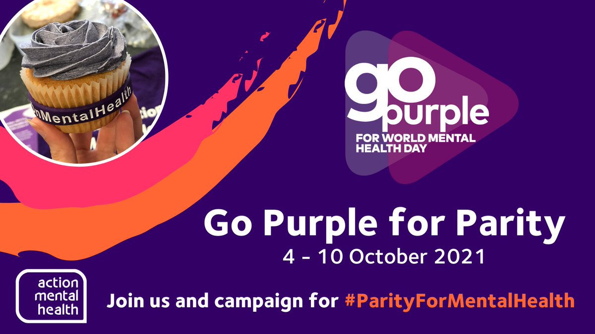 We’re supporting the @amhNI #GoPurpleForParity Campaign for#WorldMentalHealthDay and calling for #ParityForMentalHealth.We’re calling on the Government to ensure the Mental HealthStrategy will be fully funded & implemented.