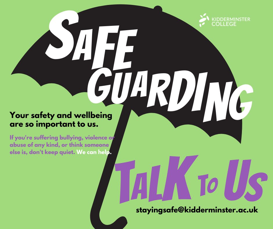 Your safety and wellbeing at KC is incredibly important to us. 

If you or someone you know is suffering, please reach out to our Safeguarding Team, you can find out more about them via the link here.

bit.ly/2YcIKzs