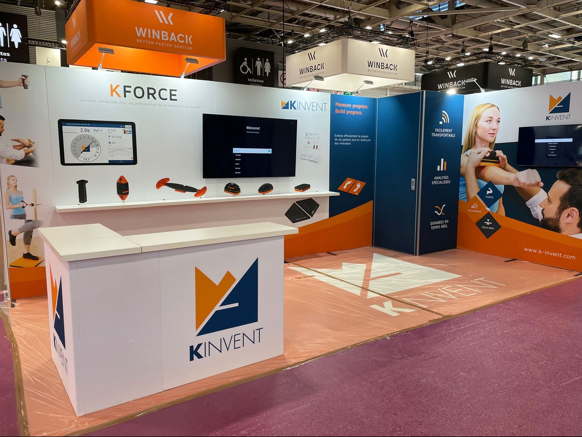 adequatexpo's tweet photo. Kinvent, pro de l’équipement biomécanique sport et rééducation, expose à Rééduca Paris.
Moquette imprimée sur mesure, écrans et espace de réception pour un salon réussi !
#reeduca #stand #standsurmesure #exposition #ecoresponsable #roadshow #madeinfrance #sustanaible #greencomm https://t.co/tP4MgTqe6P