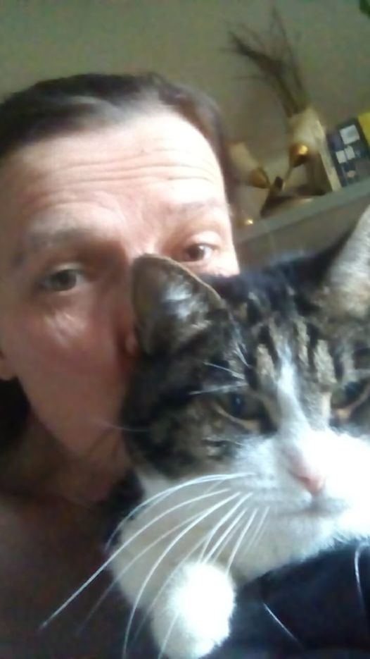 Kronenberg211's tweet photo. @Talpaweer #Mioki=dog #Babbels=cat https://t.co/GeEA63jols