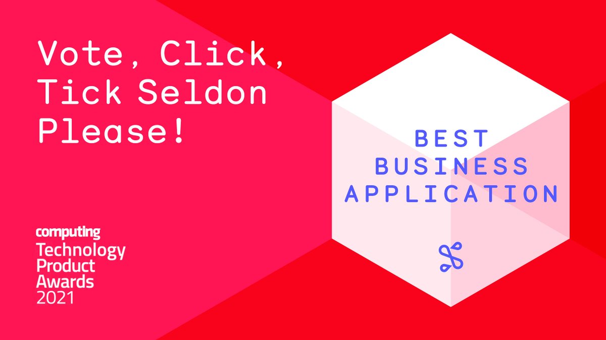 We're excited to announce that we've been shortlisted in three categories at this year’s Computing Technology Product Awards! We need your vote to win. Click here to vote Seldon for Best Business Application 👉 buff.ly/39XQHuQ