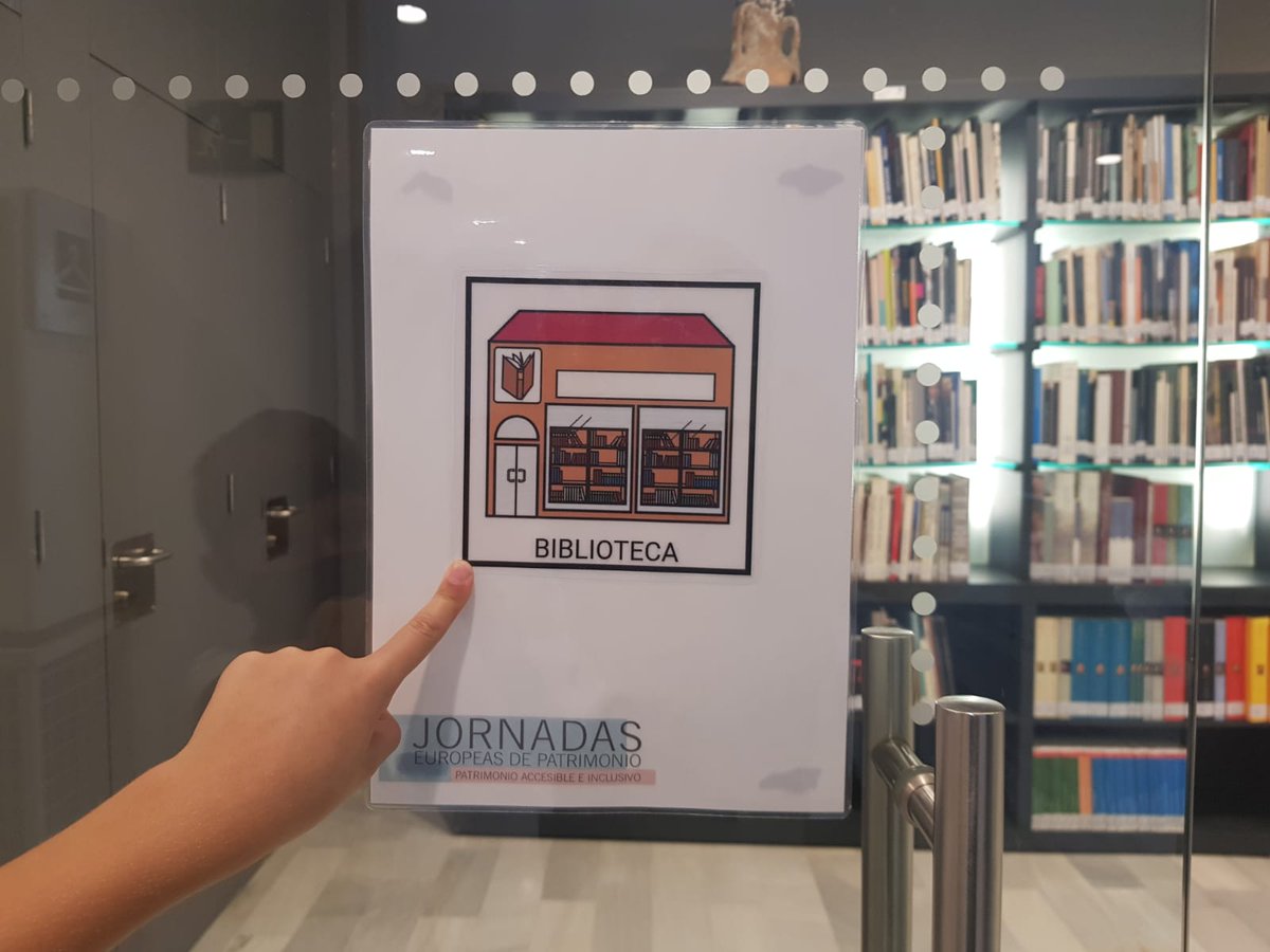 Museo_Almeria's tweet photo. #JEP2021 
#EuropeanHeritageDays 
#heritageforall 
#patrimonioaccesibleinclusivo 
#inclusion #patrimonio
#pictogramas 
📸Ayer en el #MuseodeAlmería,  con las #jornadaseuropeaspatrimonio "Los 🅿🅸🅲🆃🅾🆂" llegaron al #museo.
Sigue.. 
@CulturaAND https://t.co/LDtWrvAbgh