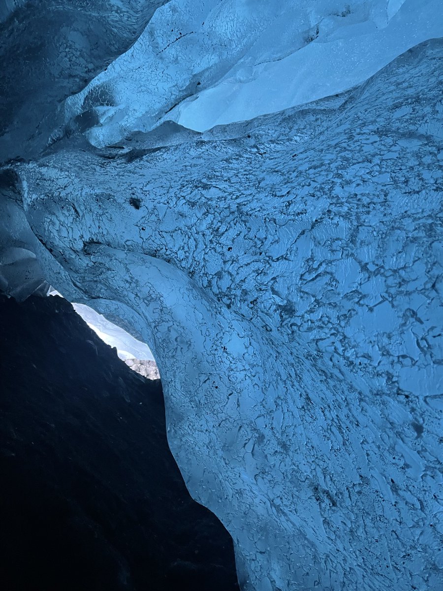 JeremyPataky's tweet photo. Mail plane brought Joan Naviyuk Kane's new book DARK TRAFFIC to McCarthy; realized it was in my backpack yesterday on a snowy little morning mission into a Kennicott Glacier ice cave. So good. Required reading, along w/ her earliers. #darktraffic @UPittPress #pittpoetryseries https://t.co/0jnsBfa8qe