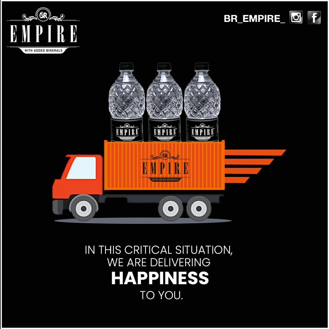 In this #Covid_19 situation we are here to Serve you🙏🏻💯

#StaySafe
#StayHealthy 
#StayHydrated

Switch to #BREmpireWater Today

Boost your Immunity ⚡
#Mumbai #Nashik #immutable #business #marketing #COVISHIELD #Pune #Solapur #Satara #Baramati #Kalyan #Navimumbai #Thane #Chakan