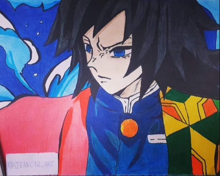 DESENHANDO O TANJIRO #desenho #desenhoanime #tanjiro #anime