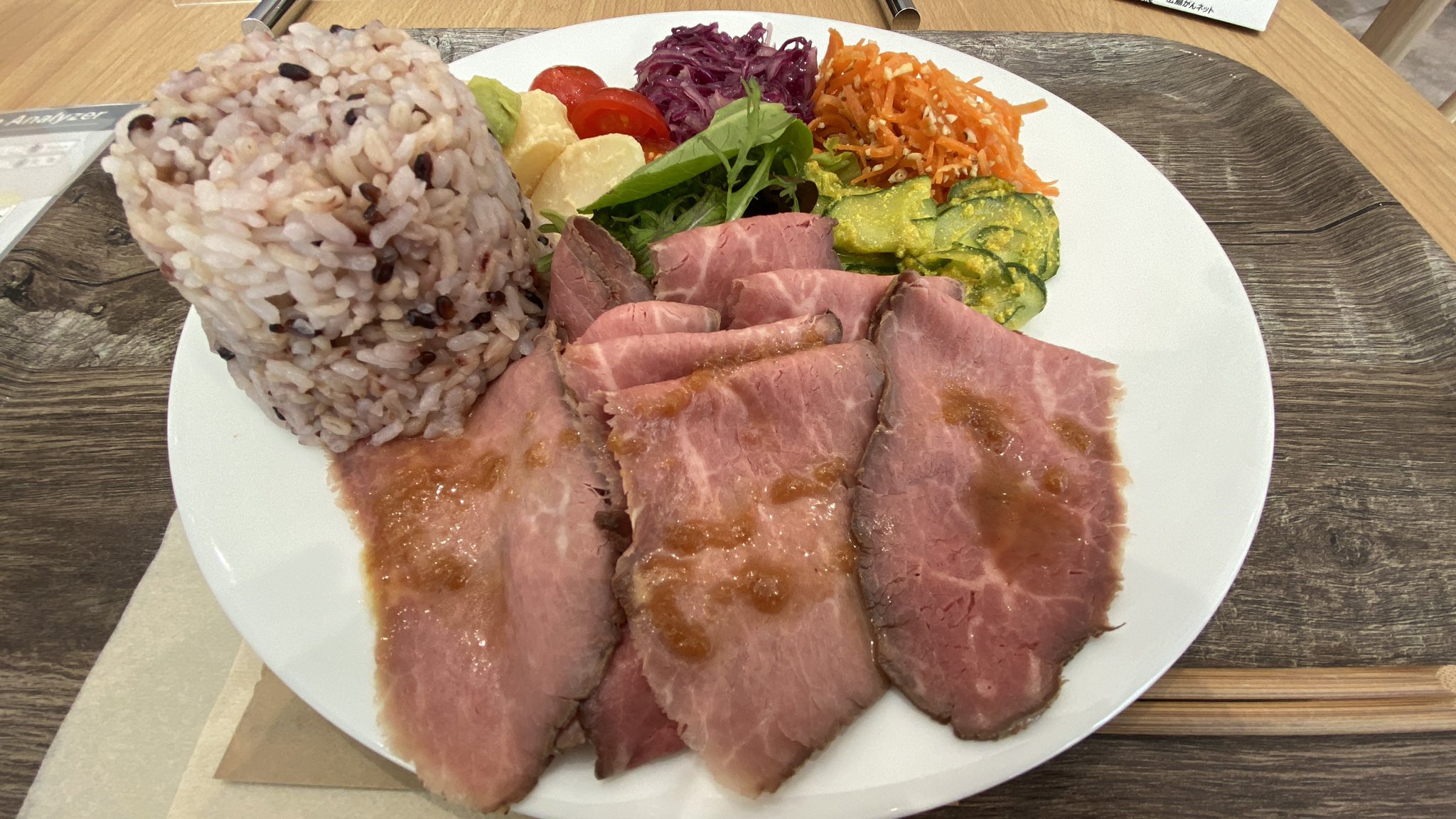 中島尚樹 A Twitter 向洋駅のそばにあるオールカフェ タニタカフェで食事 無料でカラダチェックもできたので 結果を共有しておきます 体脂肪率 24 2 やや肥満 血管年齢 44歳 脳年齢 42歳 骨健康評価 D 老化物質評価 B 絶妙にヤバいです 笑 T Co