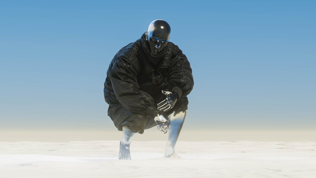 A water puffer was chosen as our first garment as it retains heat, symbolic of global warming.  Worn by a model made entirely of water, highlighting the power and consequence of the choices we make when it comes to fast fashion.

#DigitalFashion #NewWorld #Fashion #New