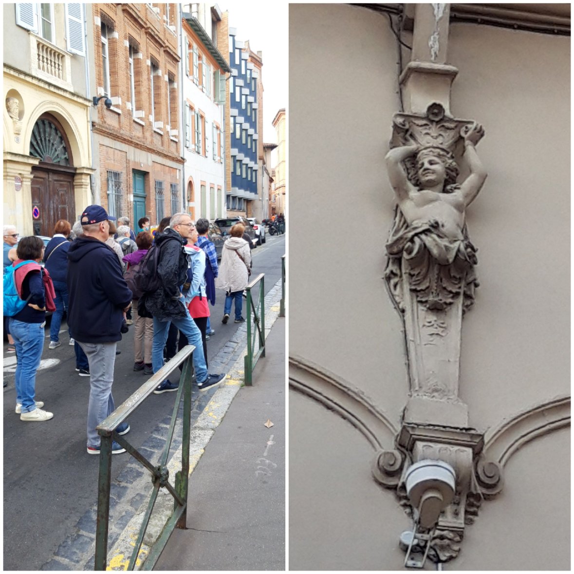 JWK_31's tweet photo. A l'occasion d'Octobre Rose, la balade toulousaine du CDRP31 d'hier s'est organisée autour des représentations féminines présentes dans le centre ville. Une visite très instructive et appréciée par les nombreux amateurs qui nous ont rejoints. https://t.co/ioXpwh2Z35