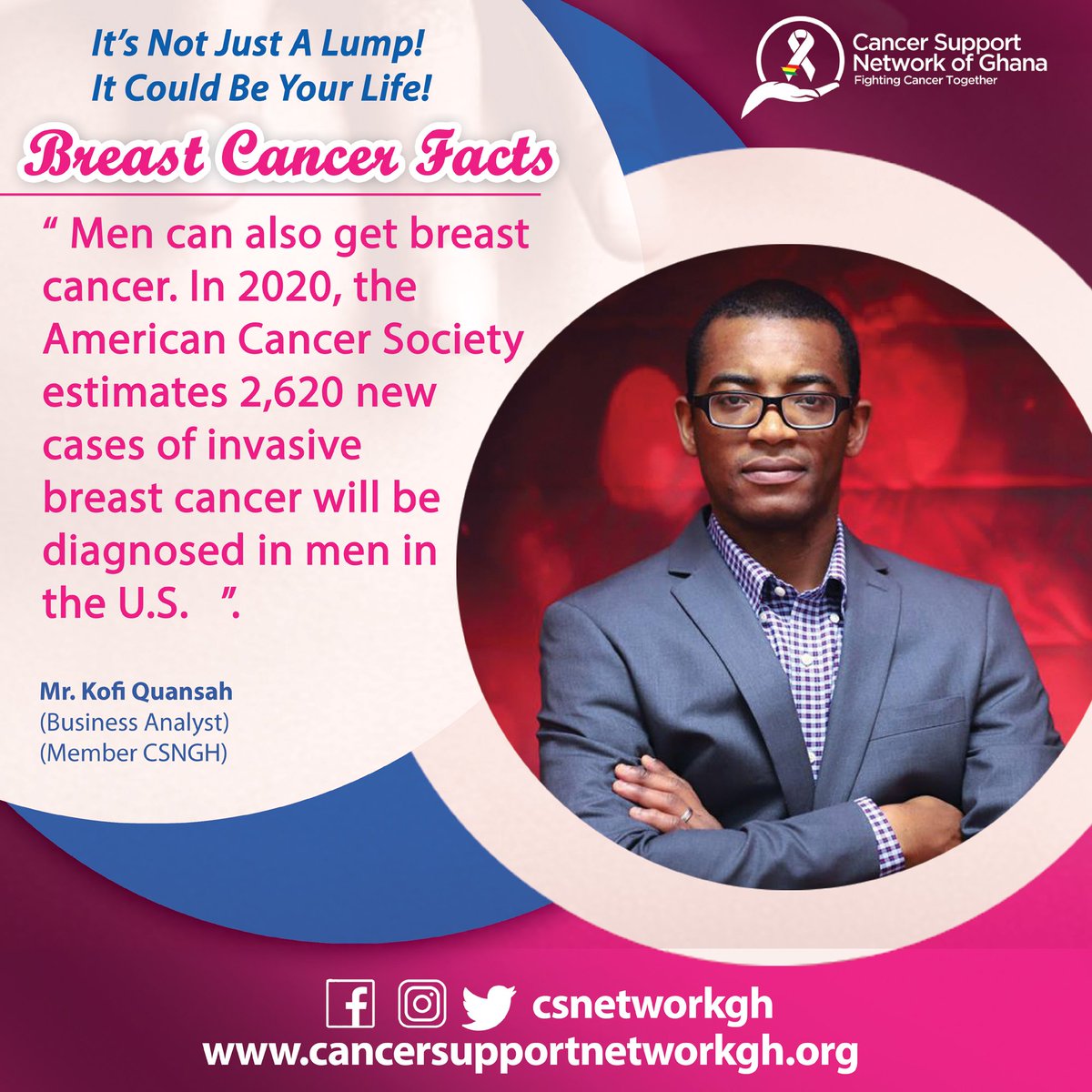 CancerSnf's tweet photo. It's Not Just A Lump!
It Could Be Your Life!
#OctoberBreastCancer AwarenessMonth https://t.co/6k6tWnhdzj