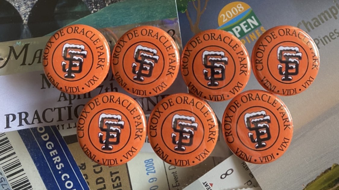 SonsofJohnnieLe's tweet image. We’re gonna hand out some Croix de Oracle Park pins this Friday at Oracle Park before game 1 of the NLDS. RT if u want one, FOLLOWERS ONLY. #sfgiants #ResilientSF