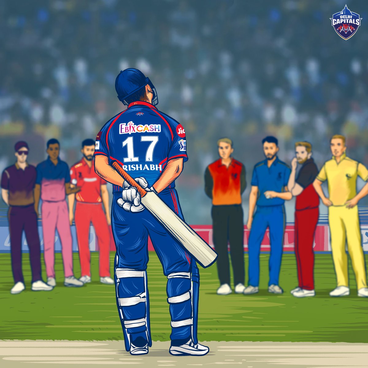 DelhiCapitals's tweet photo. Here's to the man who has his own style, sheer audacity, and stands fearless against any attack or opposition irrespective of the format 🔥🙌🏼

Happy Birthday, @RishabhPant17 💙

#YehHaiNayiDilli #IPL2021 #HappyBirthdayRishabhPant #RP17 https://t.co/hfaLAQfOK3