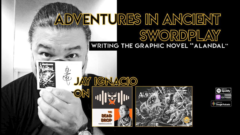 karlrdemesa's tweet photo. New episode! Now live! Have you scored your copy of ALANDAL yet by Jay Ignacio @jayignacio and Alex Nino? 

Get yours at @KomiketPH 

Listen to THE DEAD DROP POD for free...
https://t.co/tdELanX1Fs

#Alandal #comics #Komiket  #jayignacio https://t.co/DqKUR6GhZW