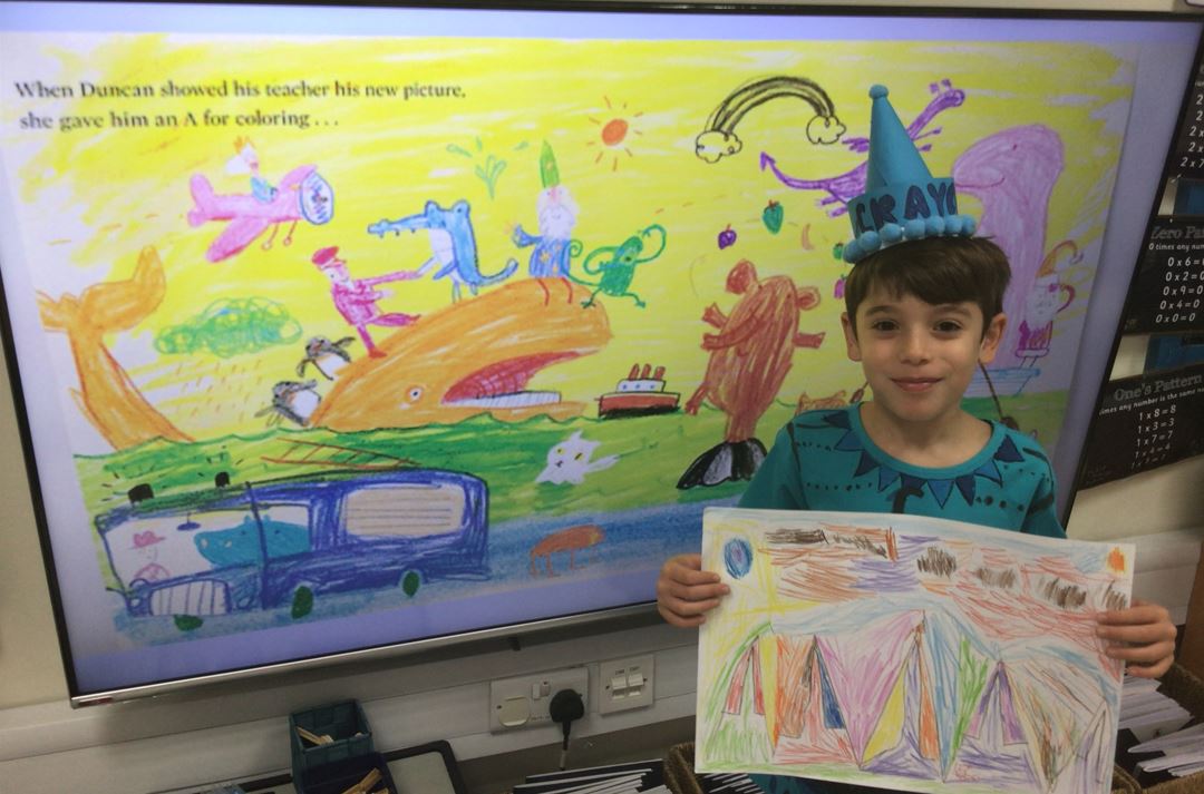 BSMuscatY2's tweet image. What a way to end our unit on &apos;The Day the Crayons Quit&apos;. To hear our students saying that this was the best day ever was just fantastic. We explored every corner of the curriculum through the book and ended by welcoming our crayons back! @BSMuscatY2 @BSMuscatHeadPri