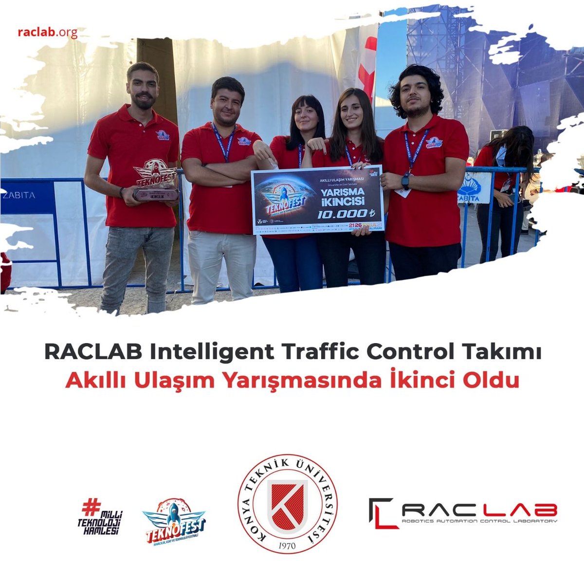 KtunRacLab's tweet photo. #raclab Intelligent Traffic Control Takımı @teknofest Akıllı Ulaşım Yarışmasında İkinci Oldu⚙
.
https://t.co/1leDFGiFcB
.
@BaburOzcelik
@KTUNEDU
@KonyaTeknikEEM

#teknofest #teknofest2021 #konyatekniküniversitesi #broxmedya #yazılım #akıllıulaşım #robotikkodlama #ktunedu #final https://t.co/jNNqpNMLCa