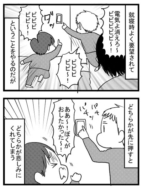 電気消す競争の平和的解決 
#うちのこざんまい https://t.co/g8COA6BqAQ 