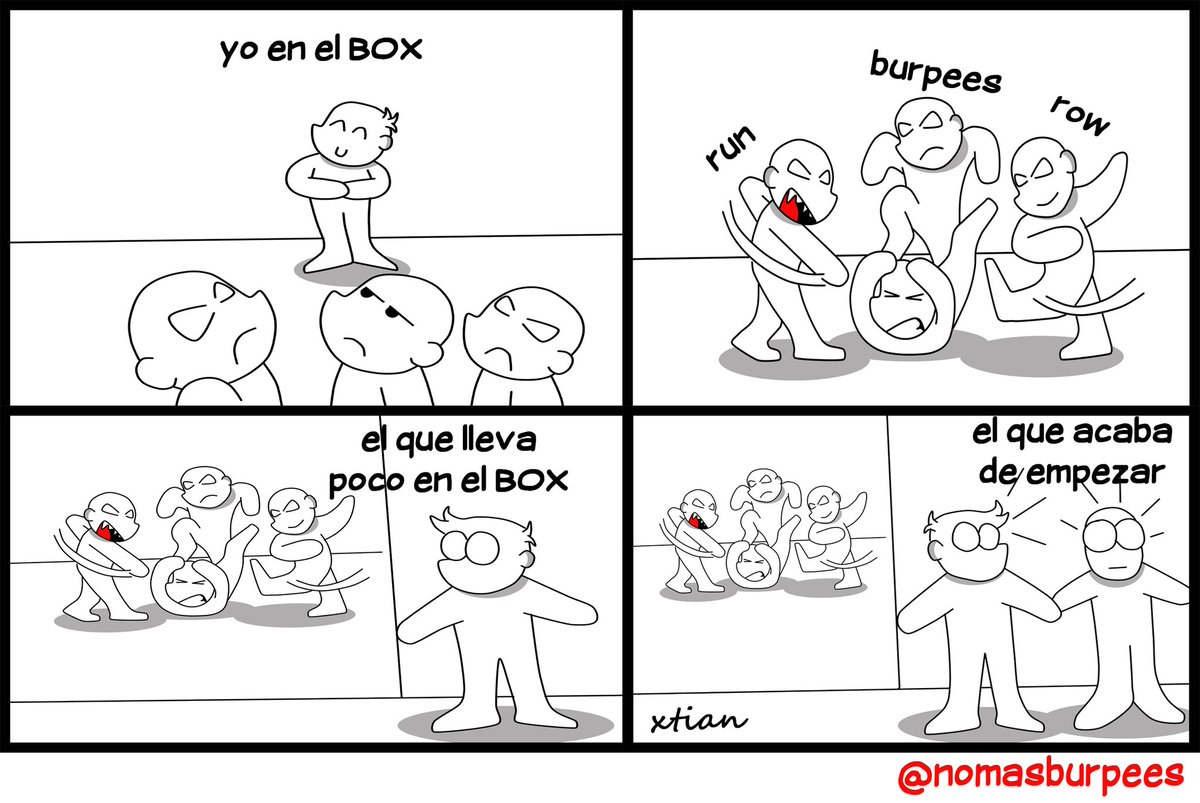 Que gran sitio, el BOX #CrossFit #comics
