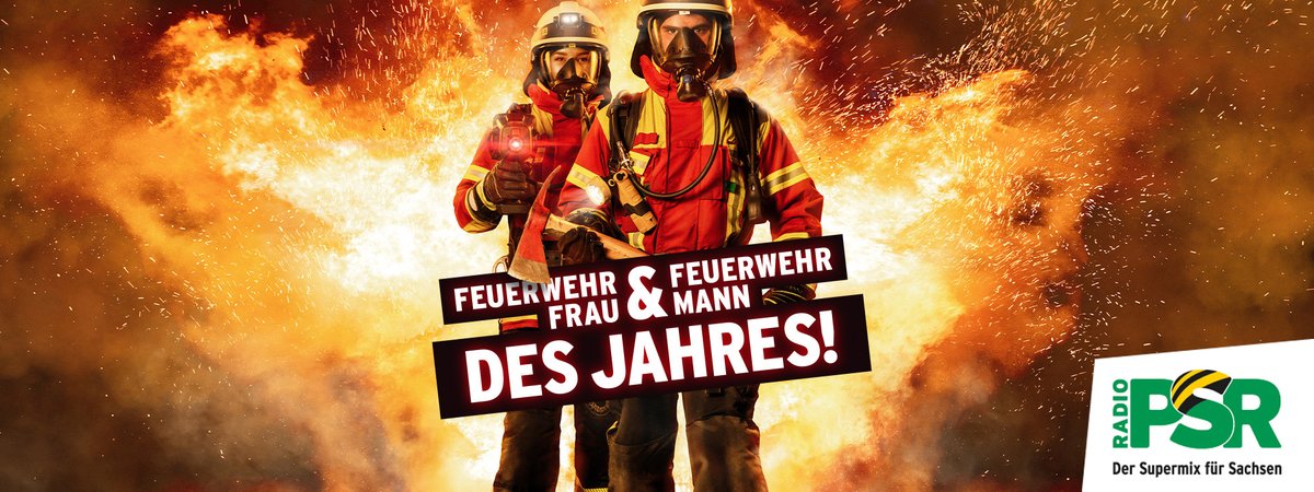 lfvsachsen's tweet photo. HEUTE GEHTS LOS ‼ Gemeinsam suchen wir die Feuerwehrfrau und den Feuerwehrmann des Jahres 2021. Radio PSR ist offizieller Partner der Freiwilligen Feuerwehren in Sachsen und möchte „DANKE“ sagen.
Alle Info hier: https://t.co/AZbyJu0SLb
/TK #radiopsr #Sachsen112 #feuerwehr https://t.co/PWHflWKXwe
