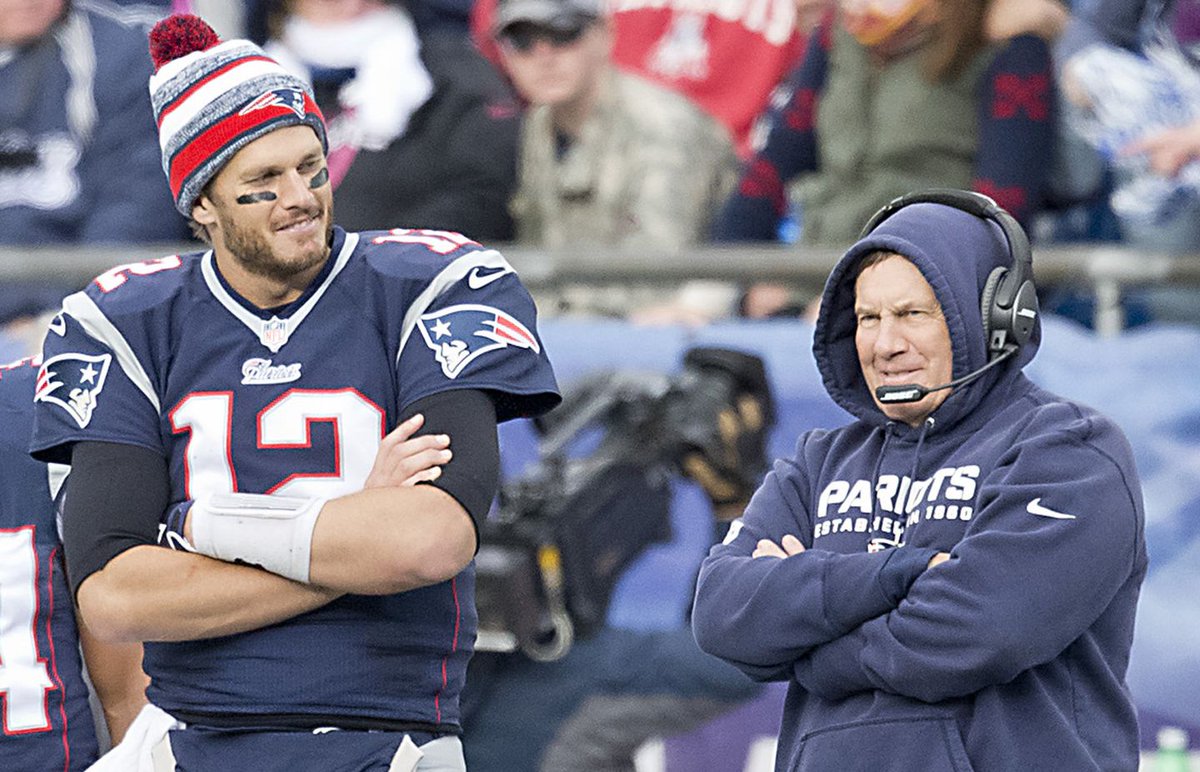 nflrums's tweet photo. Tom Brady on his relationship with Bill Belichick: "Nothing is really accurate that I ever see. It definitely doesn't come from my personal feeling or beliefs. I have a lot of respect for him as a coach and all the different people in this organization." #Bucs #Patriots #TBvsNE https://t.co/ScOJ84ycFG