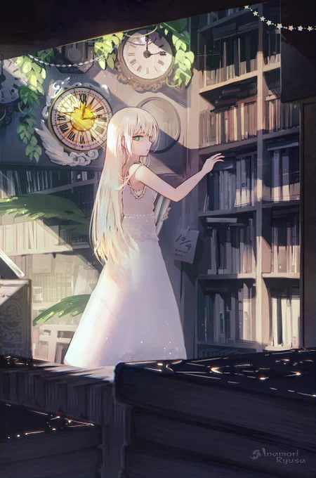 天使も古書を読むんだな

#天使の日
#古書の日 