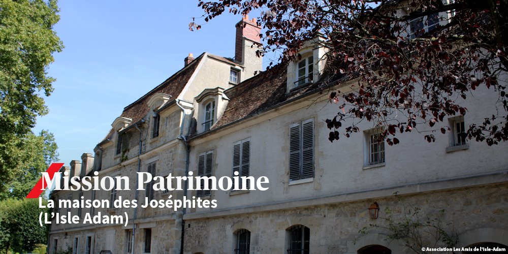 Votez pour la maison des Joséphites à L’Isle Adam

1❤️= 1🗳️
1🔃 = 1🗳️

🗓️ fin des votes le 29/10

➡️ axalive.fr/article/mecena…

<a href="/fond_patrimoine/">Fondation du patrimoine</a> @FDJ <a href="/bernstephane/">Stéphane Bern</a> <a href="/MinistereCC/">Ministère de la Culture 🇫🇷</a>

#MissionPatrimoine #MissionBern #patrimoine #mécénat #LisleAdam #IDF #IleDeFrance