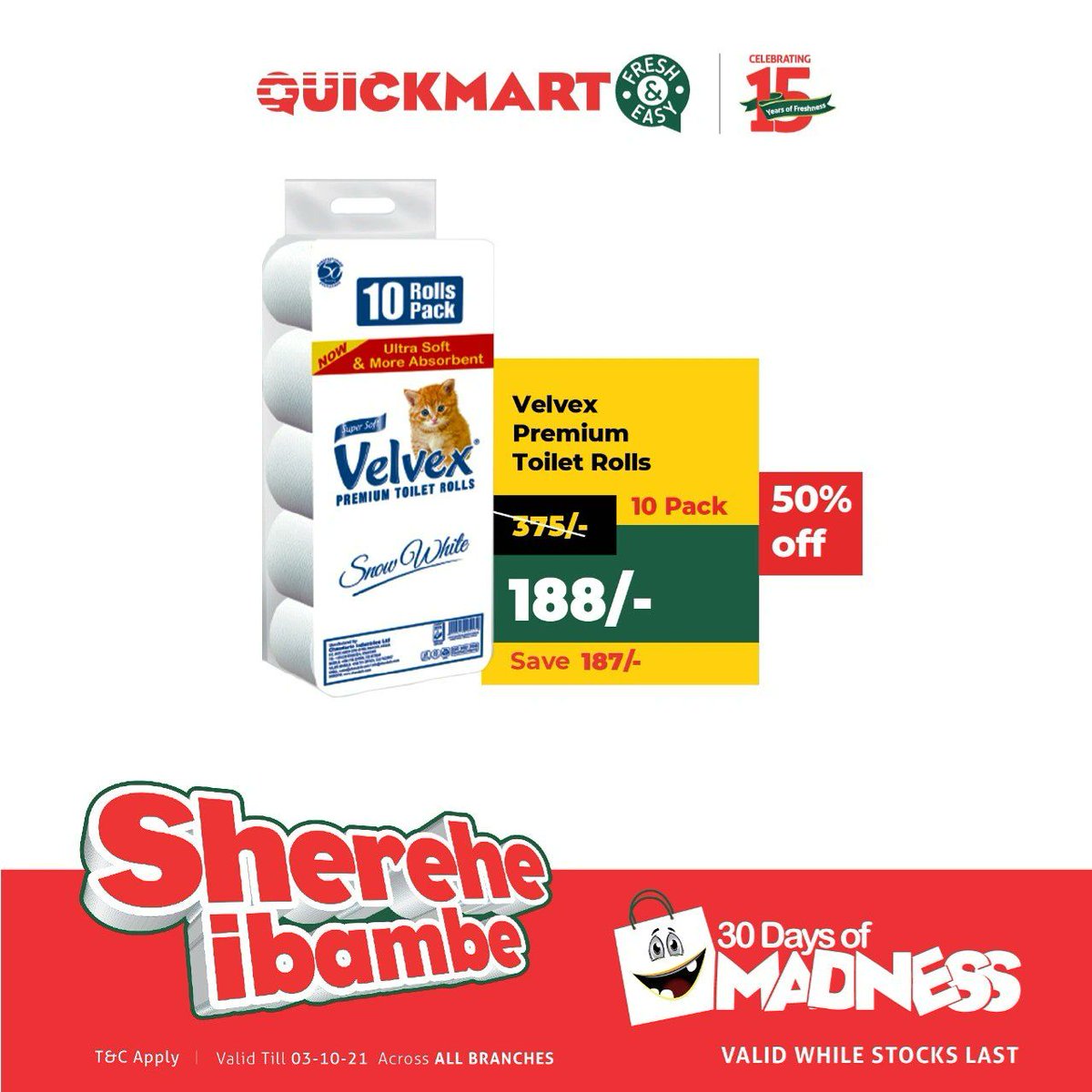 smileycherry2's tweet photo. Start this week with these @QuickmartKenya offers now ,,grab all goods and enjoy great discounts and other great deals.
#WhyQuickmart https://t.co/Nwh4czSh4e