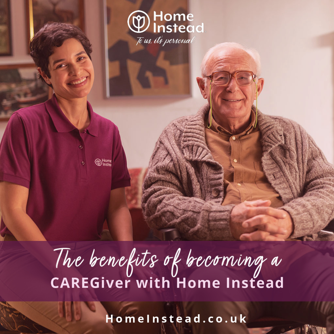 There are many benefits of becoming a CAREGiver with Home Instead. One of the main benefits is the sense that you can make a difference in someone's life by providing quality care to those who need it.
