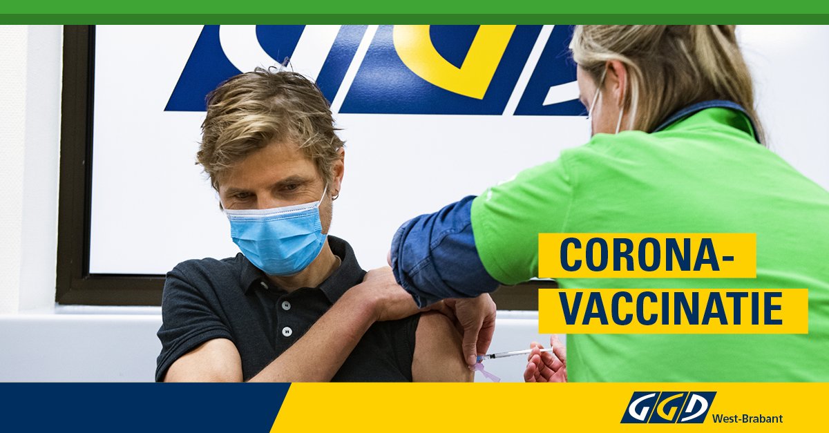 Vaccinatielocatie BIA is vandaag gesloten door wegwerkzaamheden.
Je kunt ook met én zonder afspraak terecht bij onze pop-up locatie aan het Kasteelplein in Breda. 

Tijden: 12:00 tot 19:00 uur.

Kom gerust langs (met je legitimatiebewijs)! Meer info: ggdwb.nl/corona/coronav…