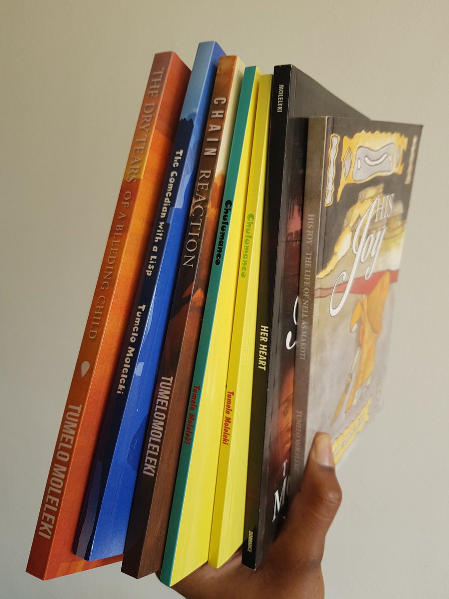 Guepard_1's tweet photo. This is the work of my mind & hands
@lipolelo13's order ready for delivery this coming Saturday
#BooksByTumeloMoleleki
#BookClubReading
Can't wait to have Oratha read to the listeners on the space once she is ready to do so๐๐๐
Ke leboha homenahane nnake๐๐พ https://t.co/kyXR28jlcD
