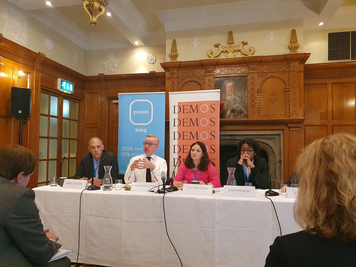 Conclusions: it's time to reframe the planning debate to have a constructive conversation about how we build more and show the benefits for the community. Lots of agreement that now is the time to unlock delivery of all tenures and open up home ownership <a href="/Pocket_Living/">Pocket Living</a> <a href="/Demos/">Demos</a>