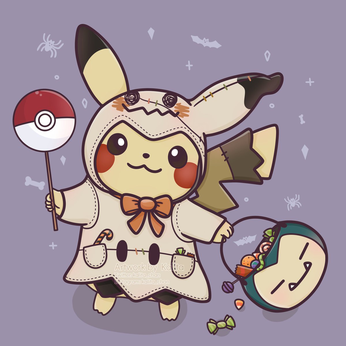 Trick or treat? 🎃💖
Help me decide what should I draw next on the comments!

#pikachu #halloween