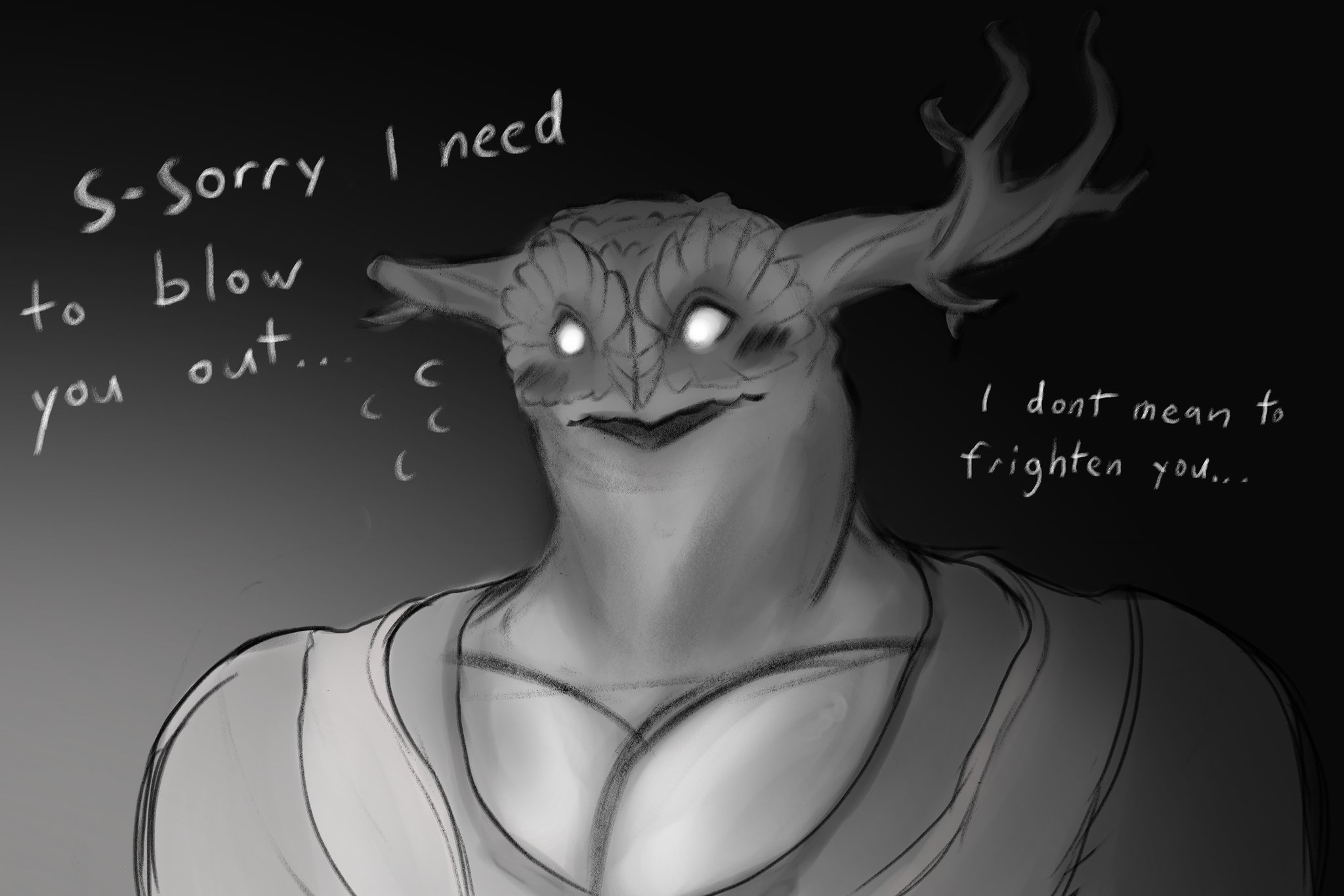 EyeMeat on X: outer wilds dlc spoilers / / / i love them so much. i like to think they were scared of the eye too, they just came to terms with