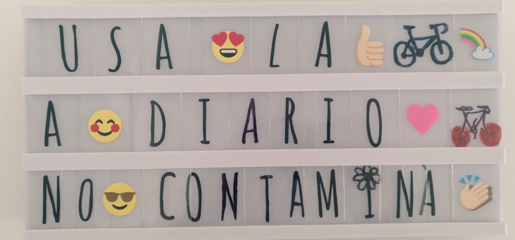 Usa la bici ,los lunes, martes , miércoles,jueves, viernes, sábado y domingo!!! A diario, que no contamina💨💨🏭🏭🏭 ,ni gasta gasolina⛽ <a href="/Alcaldia_bici/">Alcaldía de la Bicicleta de Madrid</a> <a href="/tobecloser/">ᵍᵃᵇ</a> <a href="/pedalibre/">Pedalibre</a> <a href="/SanDescuentin/">𝕀𝕕𝕖𝕒𝕤ℂ𝕣𝕖𝕒𝕥𝕚𝕧𝕒𝕤✨💡</a> <a href="/titol2/">titol</a> @atoda_biela <a href="/Moratacleta/">Bicicrítica Moratalaz</a> <a href="/Bicicleto_ZGZ/">ⓑιcιcletⓞ</a>