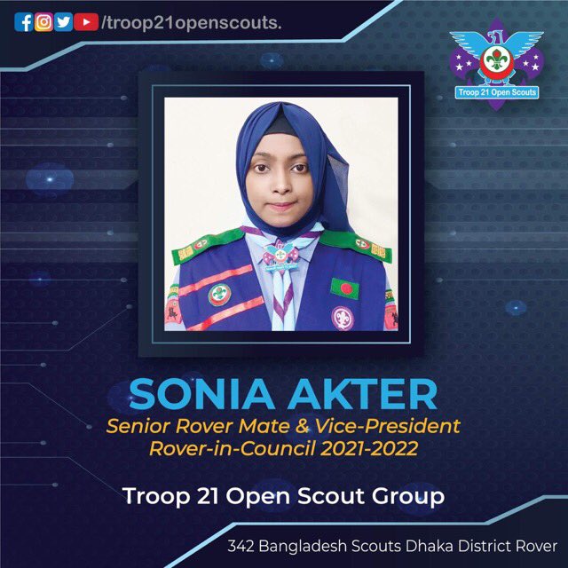 troop21scouts's tweet photo. Rover-in-Council (2021-2022) Of Troop 21 Open Scout Group.

#Troop21OpenScouts
#DhakaDistrictRover #BangladeshScoutsRoverRegion
#BangladeshScouts
#scouting #scouts #wsom #worldscout #bangladesh https://t.co/nZuNwTDpf9