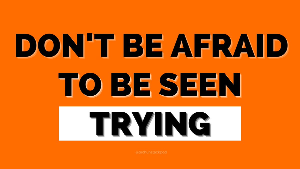 TechUnstackPod's tweet image. week 40... we keep trying💪🏾