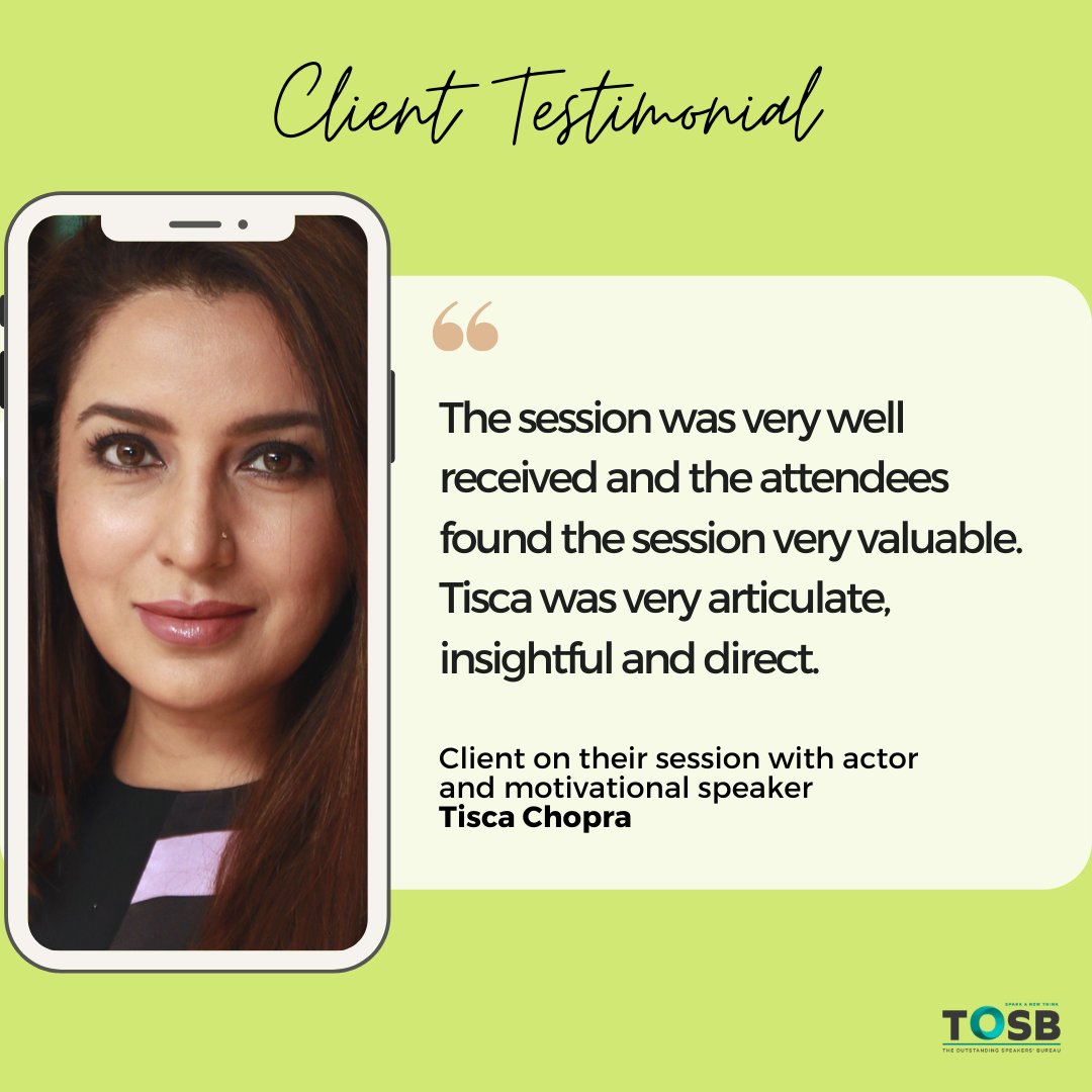 The_OSB's tweet photo. Proud to be associated with @tiscatime. Known for choosing to be part of stories that need to be brought to the people, every endeavor of hers has been respected and applauded. Actor, Author & #TOSBSpeaker.
Reach out to engage: https://t.co/zpbYDeJSkH
#MondayMotivation #clients https://t.co/TRgAKN3gdf