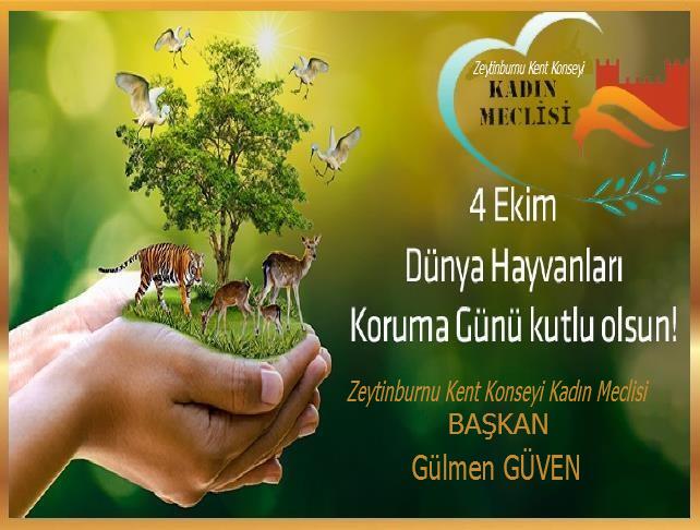 4 Ekim Dünya Hayvanları Koruma Günü kutlu olsun. #4EkimHayvanlarıKorumaGünü #onlarbizimdostumuz #dünyayalnizcabizimdegil