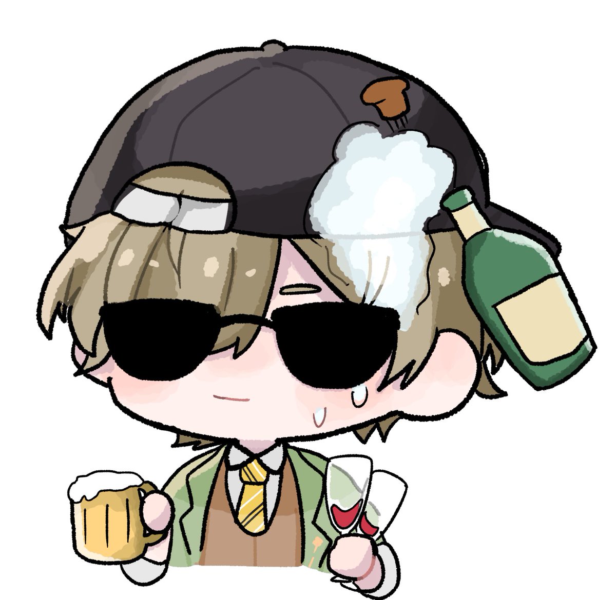 「#絵バンス 
ペトラちゃんの教授のクソコラが好きすぎる🍾 」|ヤモャのイラスト