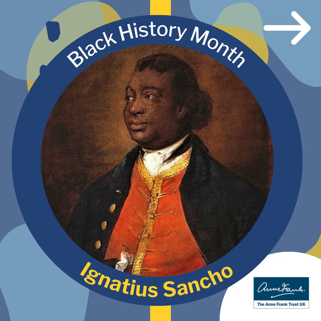 AnneFrankTrust's tweet image. Black British history #BlackHistoryMonth

Today we are looking back to the 18th century to share the story of Ignatius Sancho 

Visit our website to discover more annefrank.org.uk/black-history-…