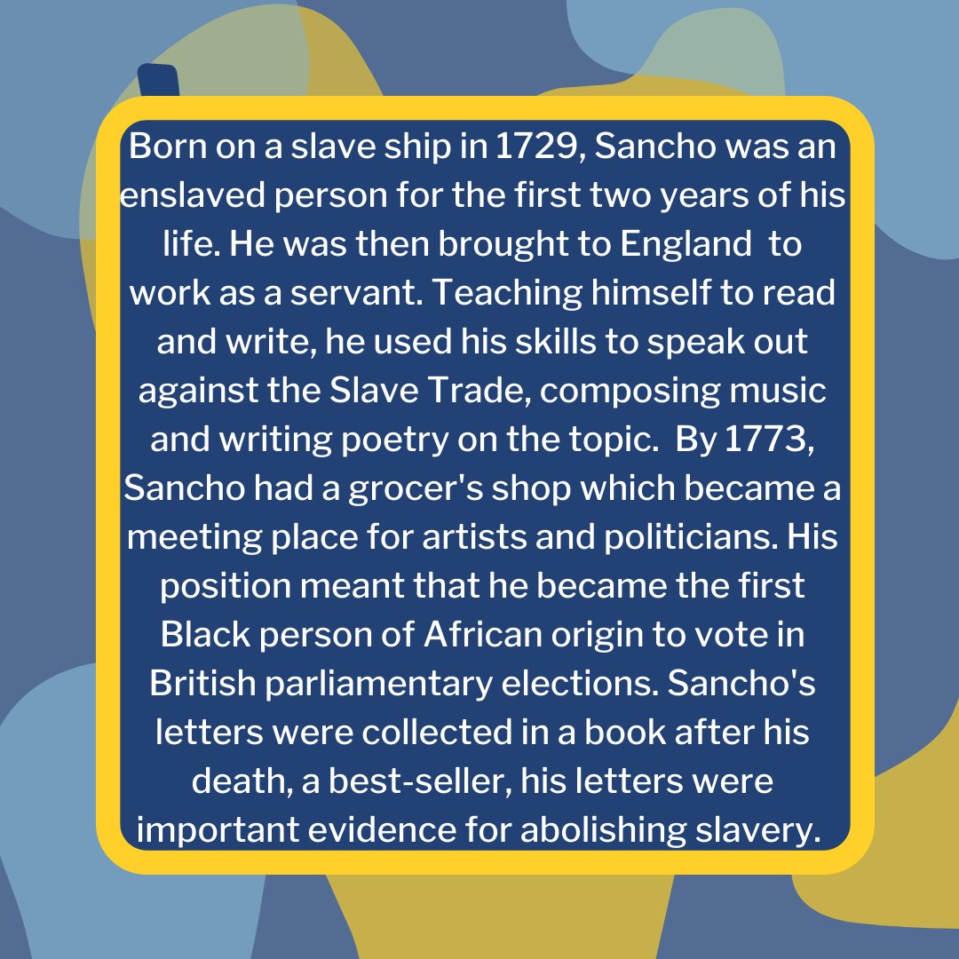 AnneFrankTrust's tweet image. Black British history #BlackHistoryMonth

Today we are looking back to the 18th century to share the story of Ignatius Sancho 

Visit our website to discover more annefrank.org.uk/black-history-…