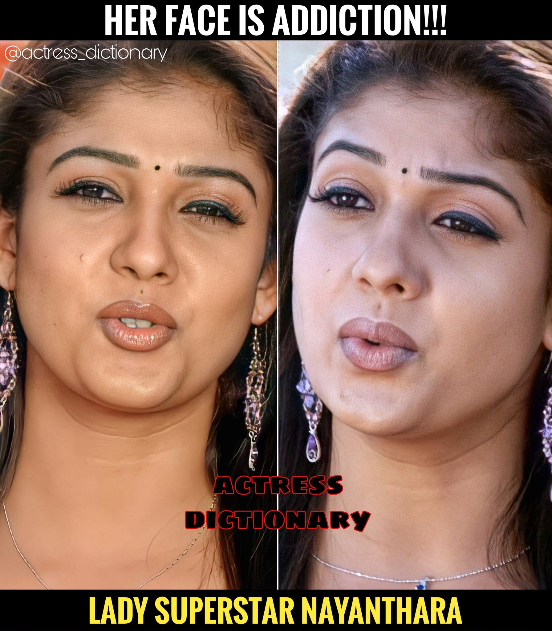 Actress_dictionary on X: Nayanthara 😍 Her face is dope 💯 She is reason  for face fethish!!! @MonsterBaddie @DrFaceFetish @actress_time  @actressbuff3 @ActressMONSTER @EditzzKirak @Maaaster7 @JeevaBhai00  @Starleth3re_ @UMOActress @gilmaguruoff ...