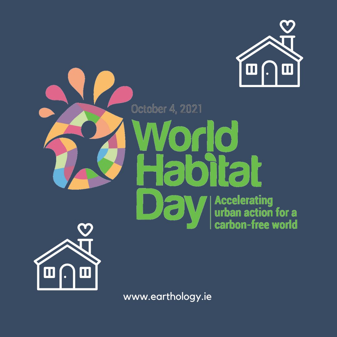 #WorldHabitatDay2021 is about how we can accelerate urban action for a carbon-free world. 
🏡 Get involved in helping your city or town to go carbon free
🏡 Get involved in your local today towns initiative 
🏡 Check out @UNHABITAT @foeireland @friends_earth 
 #UrbanOctober
