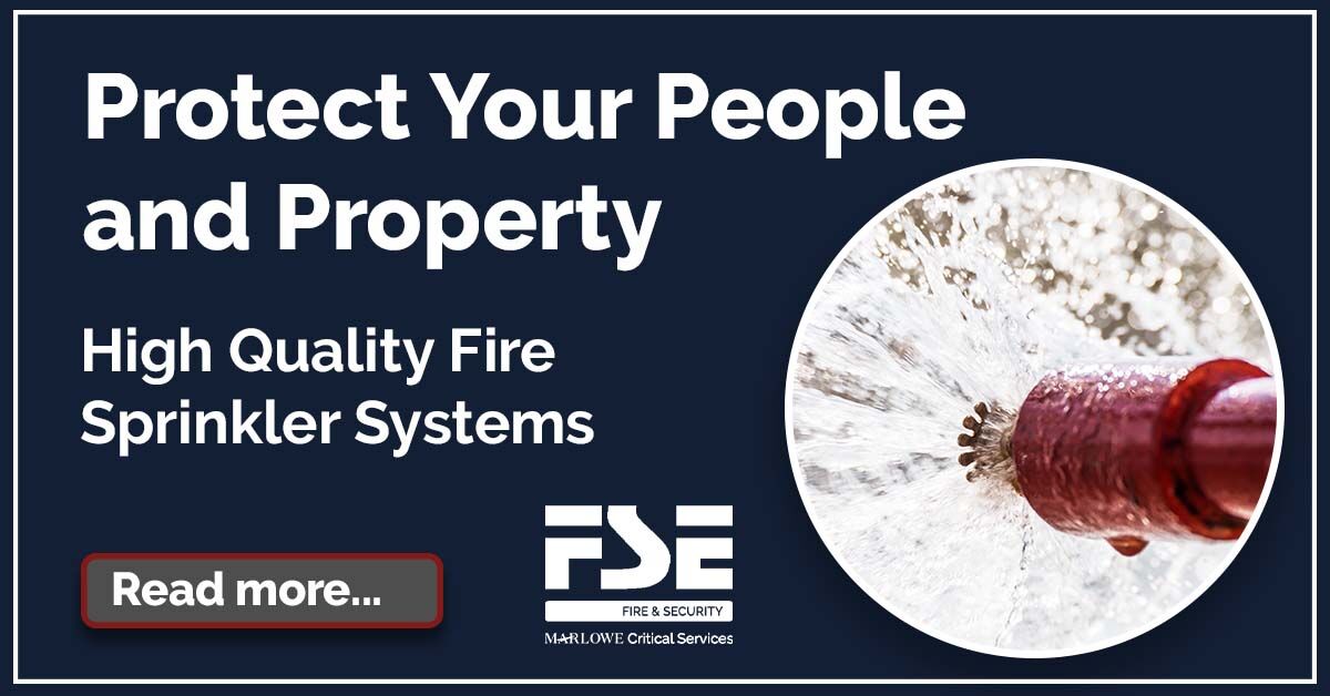 FSESystems's tweet image. While fire detection systems alert inhabitants to a fire, a compliant sprinkler system actively fights fires, controls and limits its advancement and helps to prevent potential disasters. Read more: bit.ly/3l1YDyL 

#firesafety #sprinkler #firesuppression