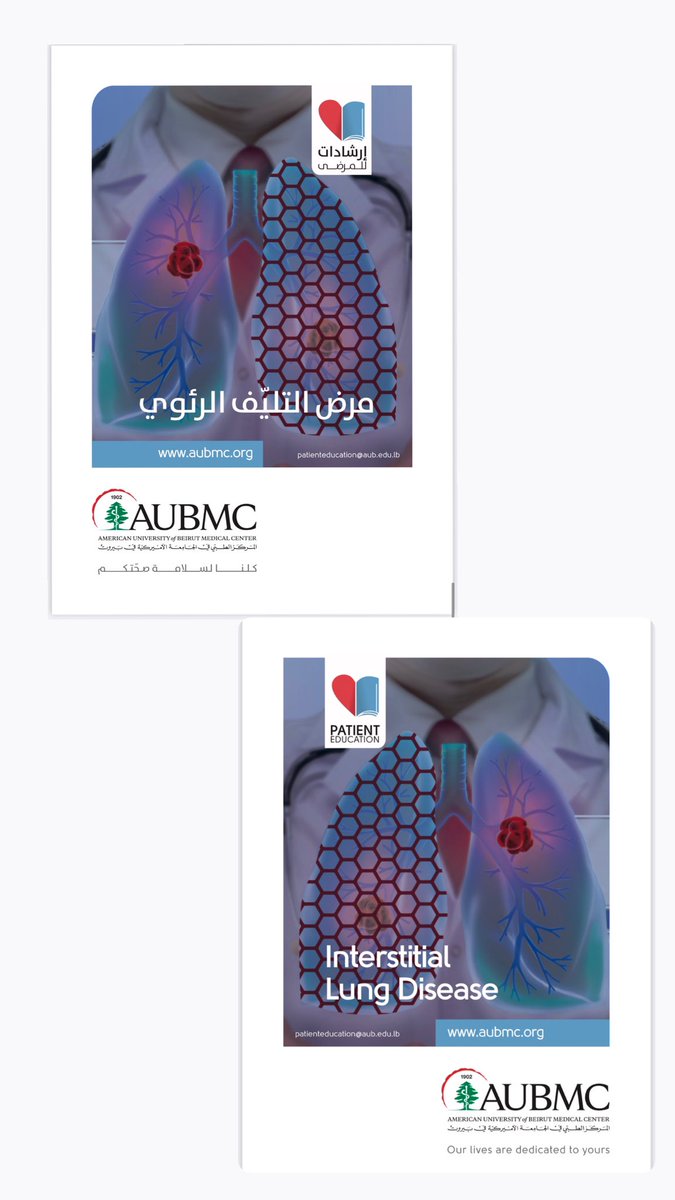 AUBMC Hamdi Al Zaim ILD Outpatient Center (@aubmcal) on Twitter photo Now you can check the new “Interstitial Lung Disease” #ild booklet online.
Link: aubmc.org.lb/Documents/publ…
<a href="/AUBMC_Official/">American University of Beirut Medical Center</a> Now you can check the new “Interstitial Lung Disease” #ild booklet online.
Link: aubmc.org.lb/Documents/publ…
<a href="/AUBMC_Official/">American University of Beirut Medical Center</a>