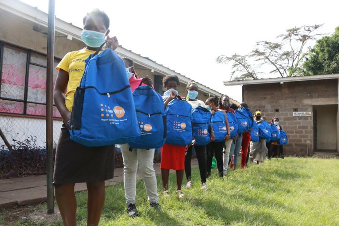 UNFPAKen's tweet photo. Promoting menstrual health is not only a health and sanitation matter, but also a crucial step towards safeguarding the dignity, integrity and overall life opportunities for women &amp; girls

#MenstualHealth #PeriodPovery https://t.co/Di3kUyiVi4